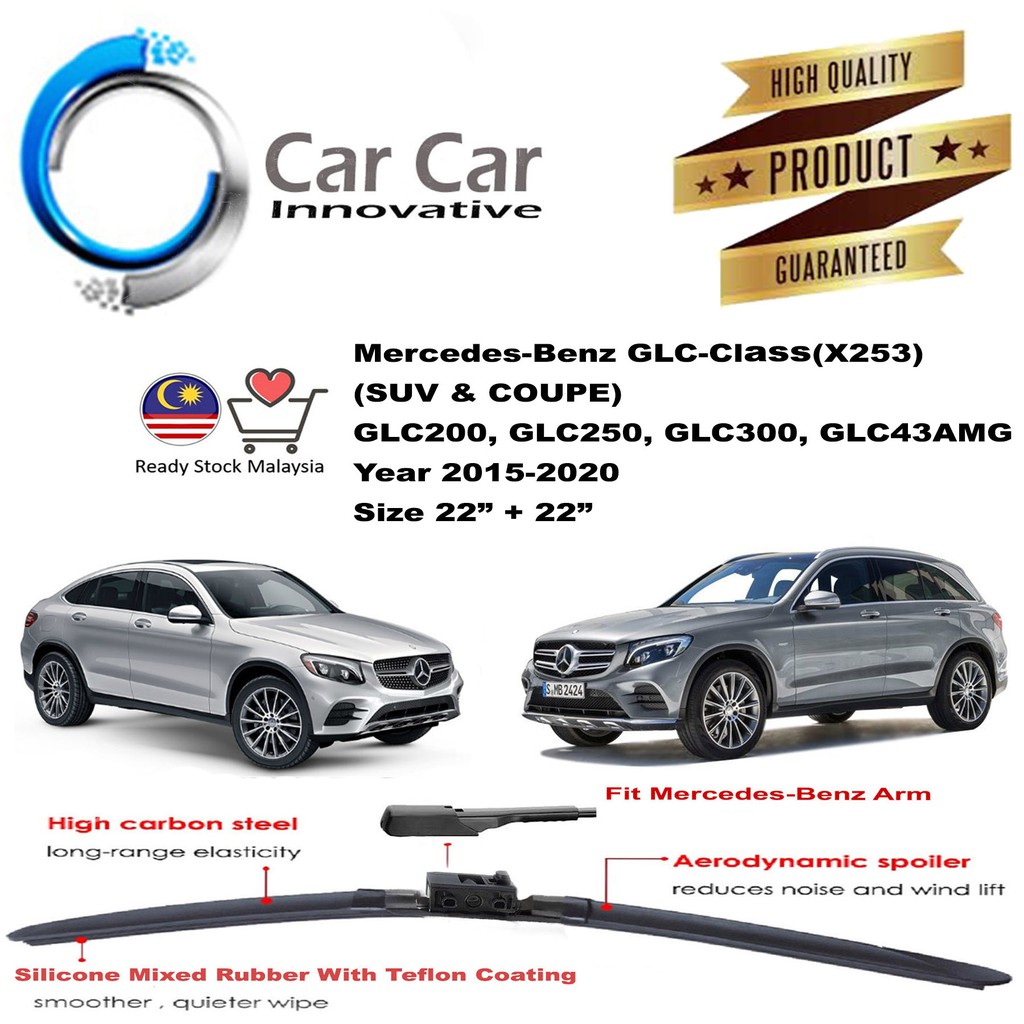 MercedesBenz GLCClass (X253) SUV/COUPE Wiper, Wiper Blades, Car