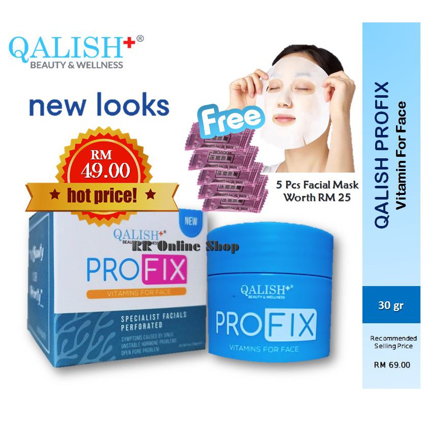 Qalish Profix Vitamin For Face 30gr (Untuk Kulit
