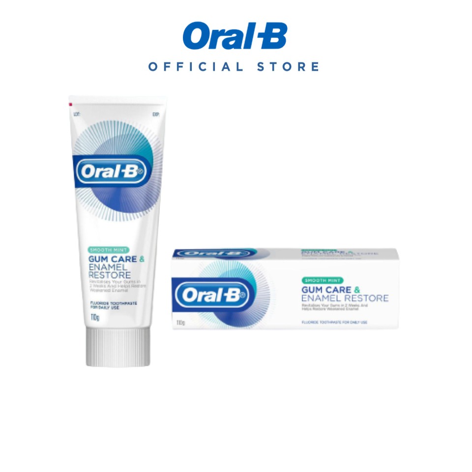 Oral B Gum Care And Enamel Restore Smooth Mint Toothpaste 110g Shopee