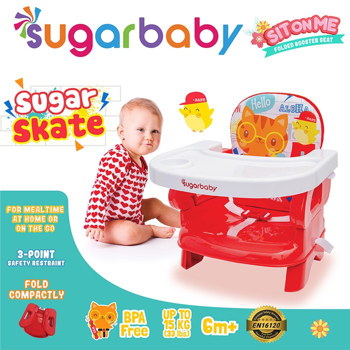 sugar baby folding booster seat