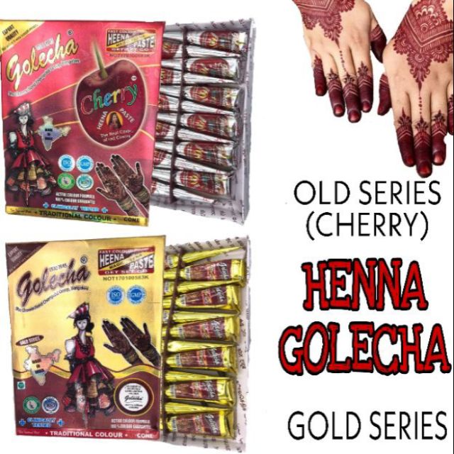 Golecha Henna Cherry Inai Cherry 1 Box 12cone Lazada
