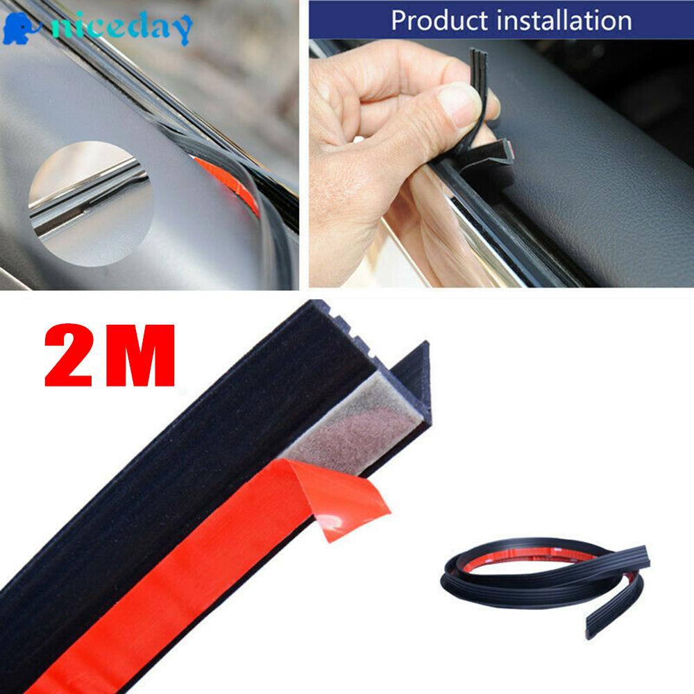 For Car Side Window Trim Edge Moulding Noise Weatherstrip Seal Strip Rubber New