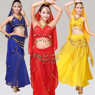 Belly Dance Clothes Practice Clothes 2021 Beginner Sexy Suit肚皮舞服装练功服 2021初学者性感套装印度舞蹈服女演出服大码 Shopee Singapore