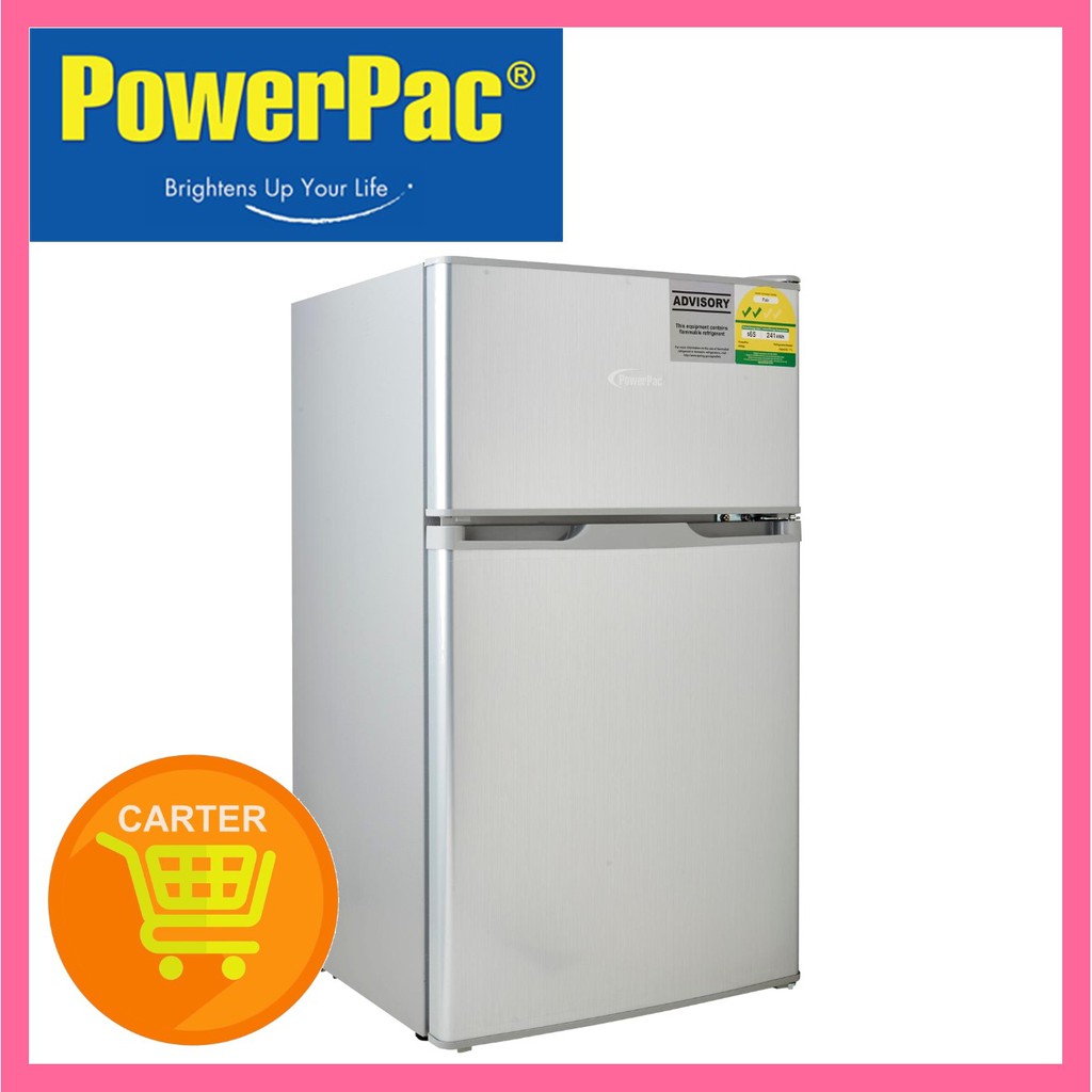 Powerpac 71l 2 Door Mini Bar Fridge With Freezer Ppf85 Shopee Singapore