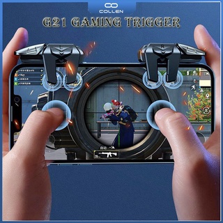 G21 Mobile Game Trigger for PUBG Phone Gaming Controller Gamepad Joystick 6 Finger Trigger L1R1 Key Buttons for Samsung Huawei
