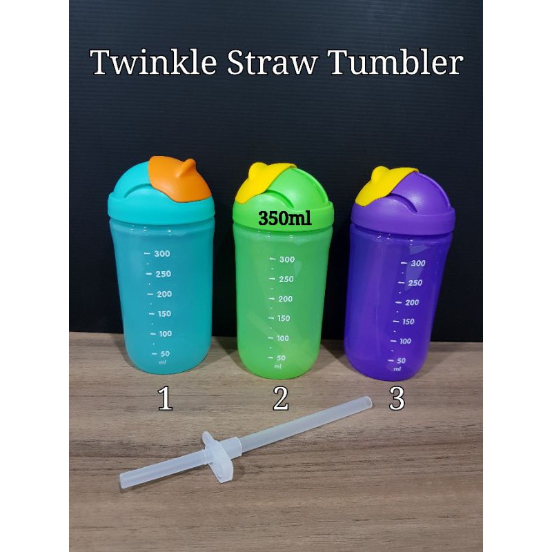 Tupperware Twinkle Straw Tumbler 350ml Retail Price . Straw or straw