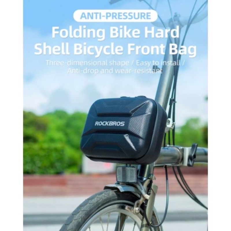 Rockbros Front Block Bag Folding Bike Bicycle Carrier Luggage 3sixty Foldie Foldable Pig Nose