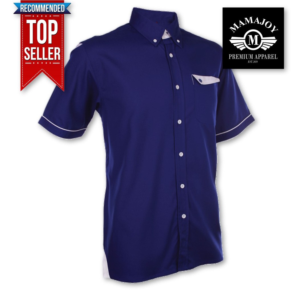 Baju Korporat Lelaki Wanita Kemeja Kolar Uniform Corporate Business Office Wear Collar Shirt Men Women F1 28 Royal Shopee Singapore