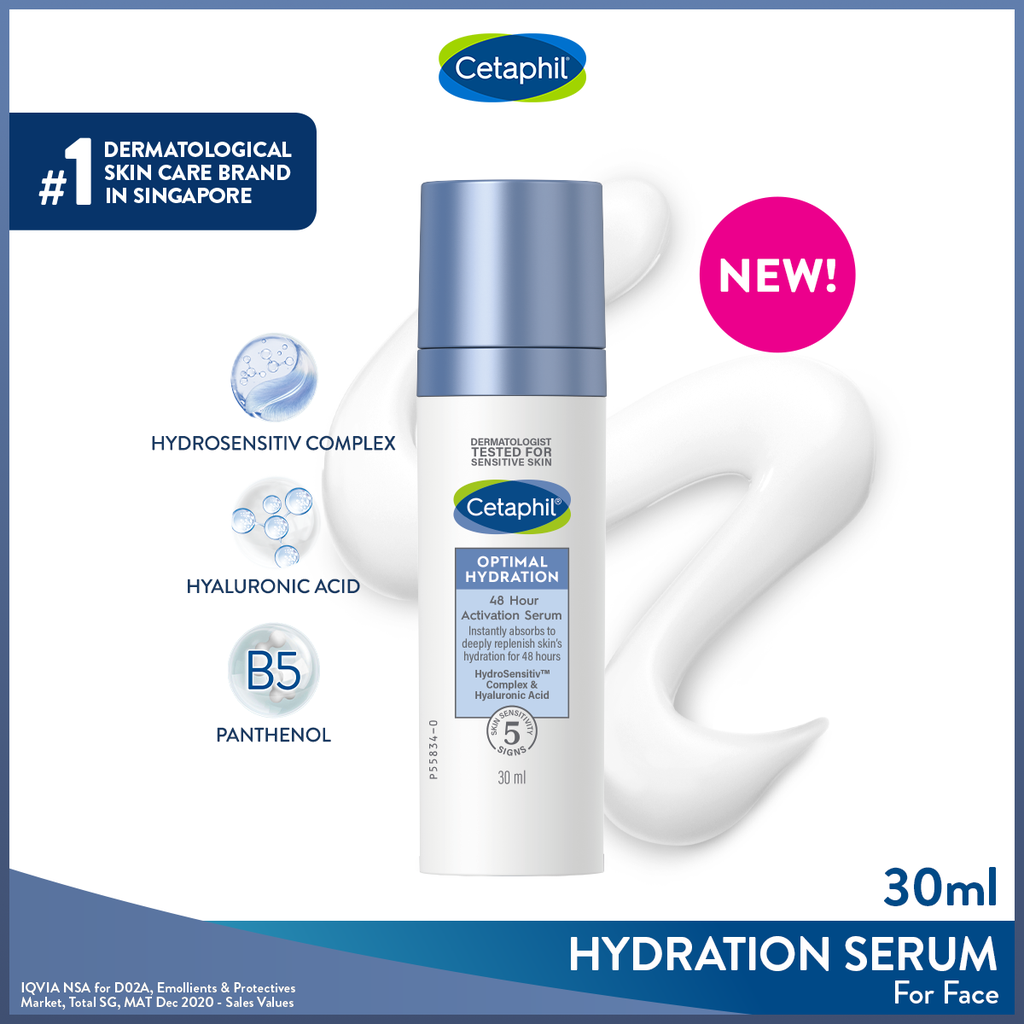 CETAPHIL Optimal Hydration 48 Hours Activation Serum 30ml, Face