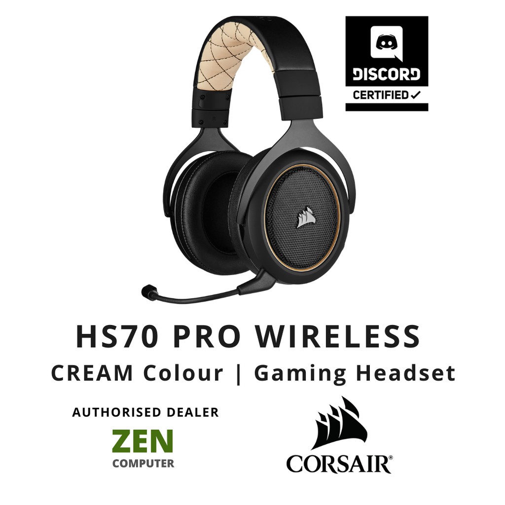 corsair hs70 pro wireless gaming headset carbon