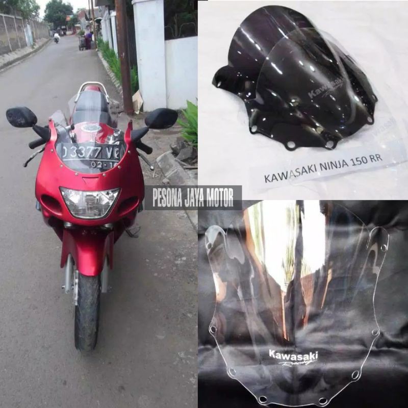 Front Shield Variations Of Kawasaki Ninja 150rr Visor Ninja 150 Rr Winshield Ninja 150 Rr Winsil Ninja 150 Rr Old Shopee Singapore
