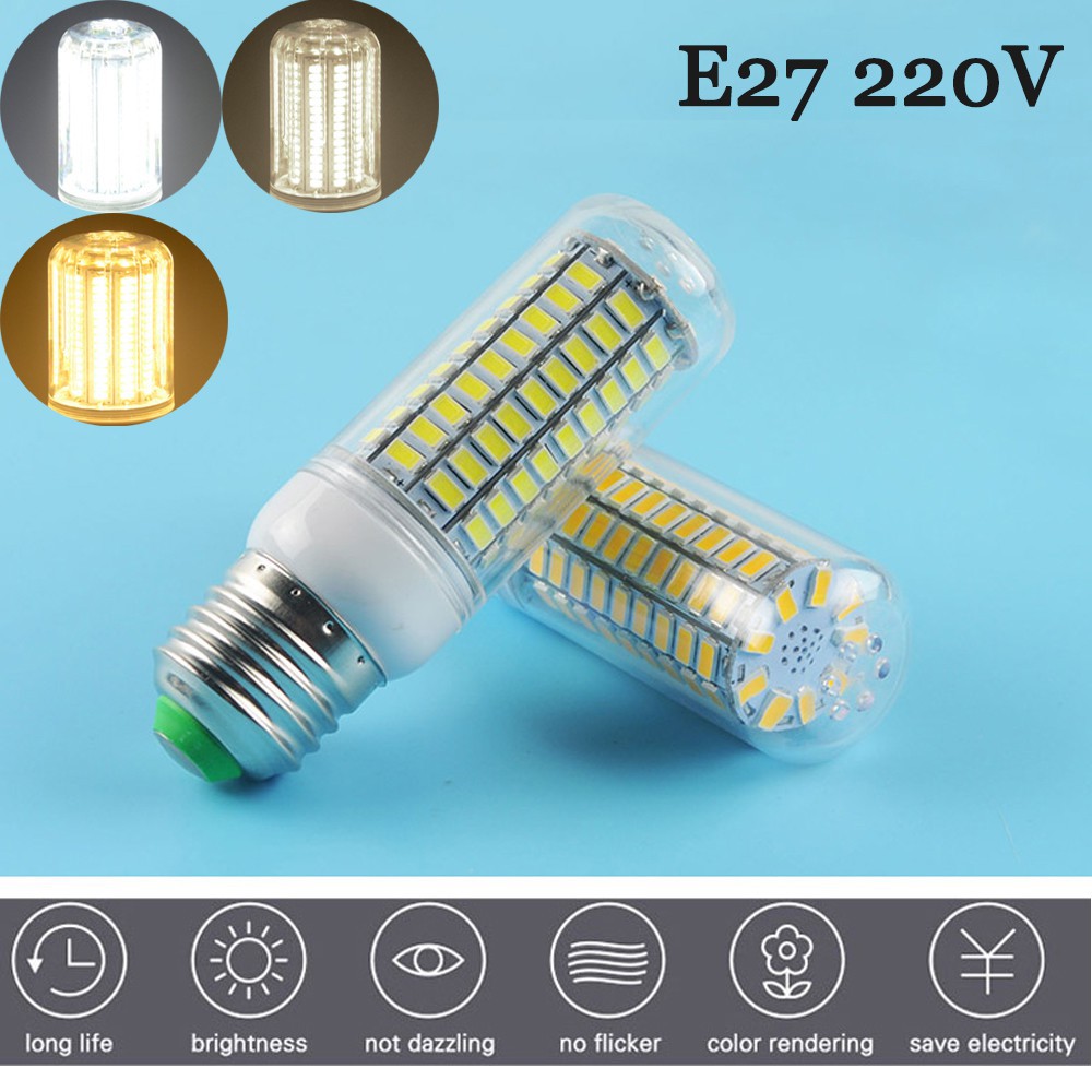 Ranpo E27 220V LED Corn Bulb Light 5730 SMD 7W 9W 12W 15W 20W 25W Lamps