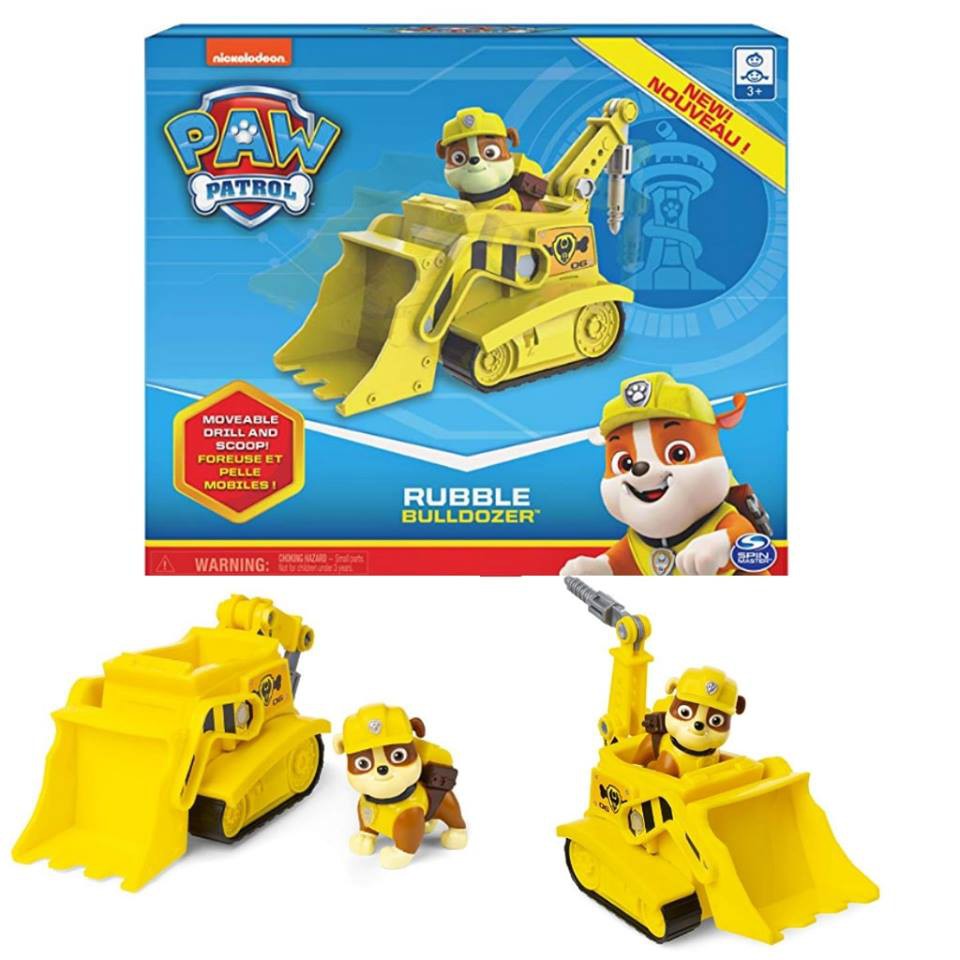 paw patrol rubble construction vehicle