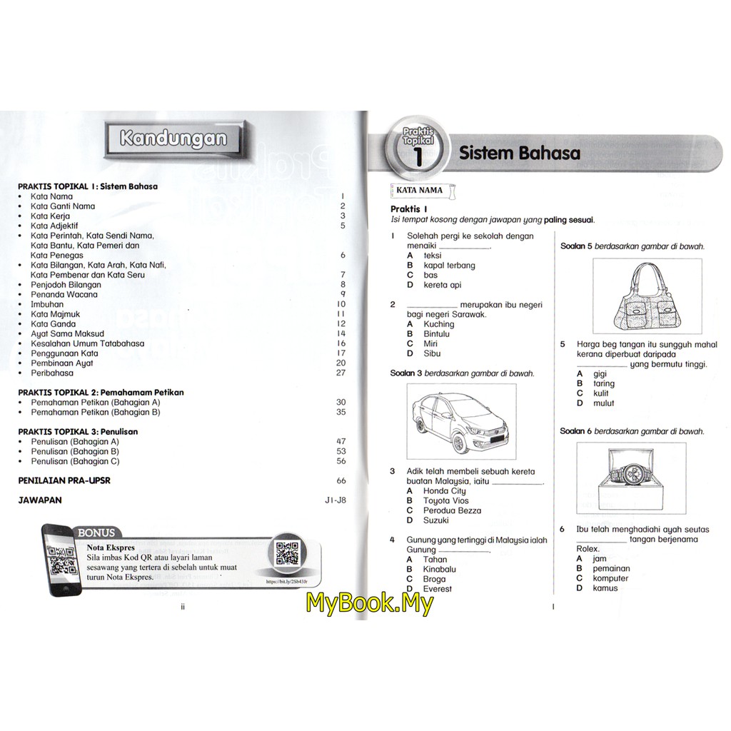 myb practice book practical topikal upsr kssr 5 year melayu language bestari karangkraf shopee singapore