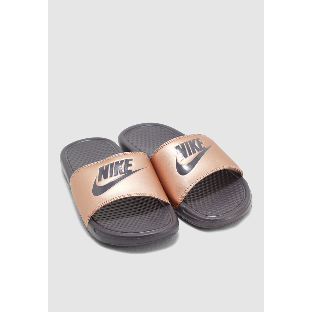 t48u Nike Benassi Slippers - 343881-900 Shopee