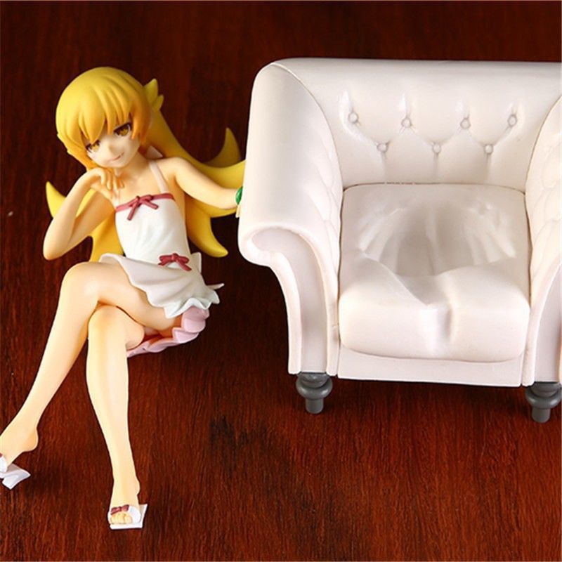 Details about   Anime Monogatari Series Shinobu Oshino Sofa PVC Figure New No Box 12cm 