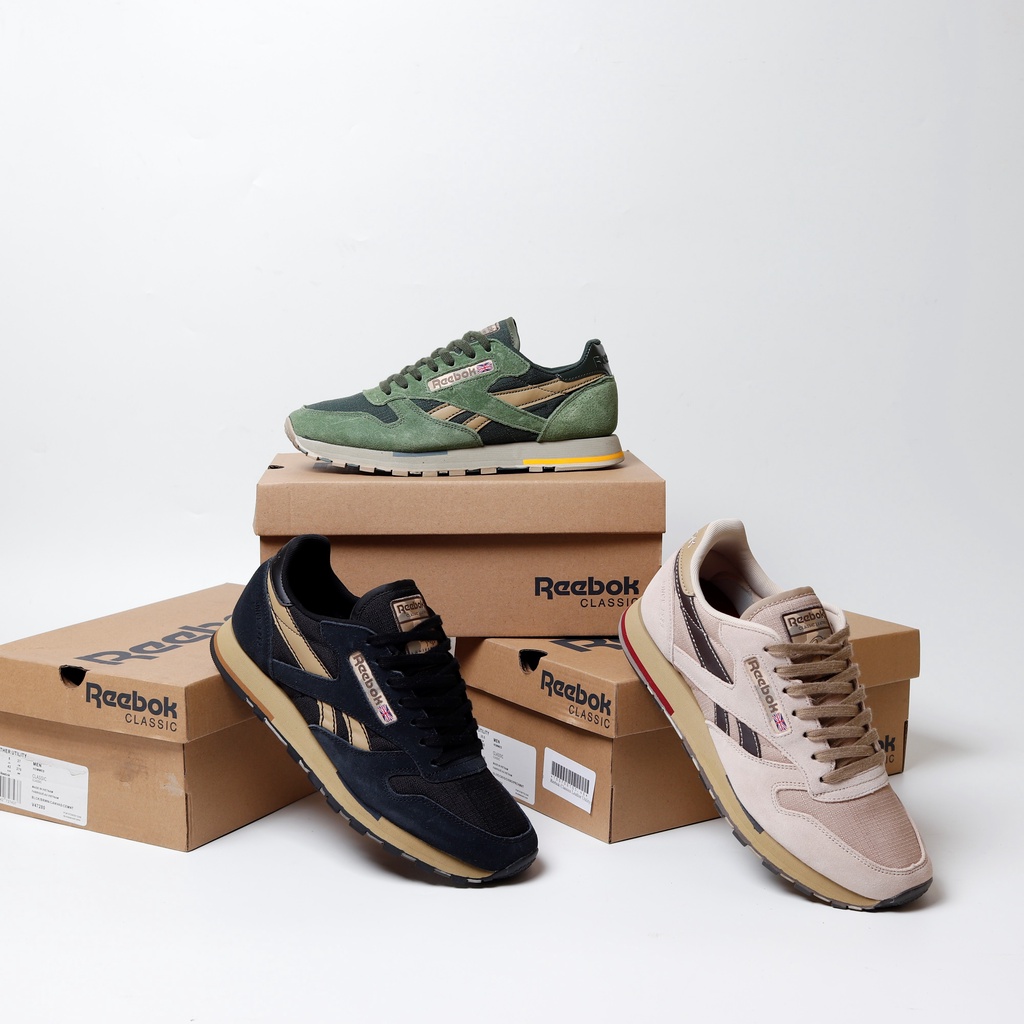 tan reebok shoes