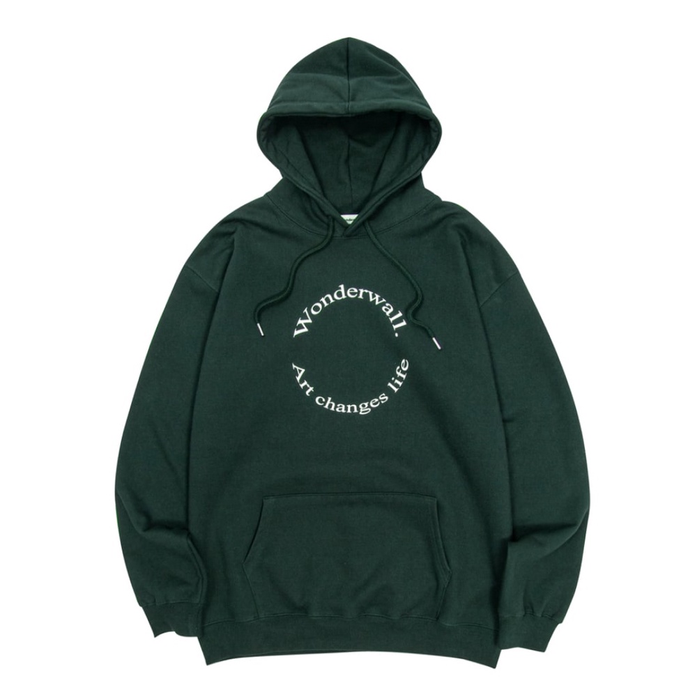 [WONDERWALL] (F. TERRY) SUZY & Ateez Seonghwa Circle Logo Hoodie (Green ...