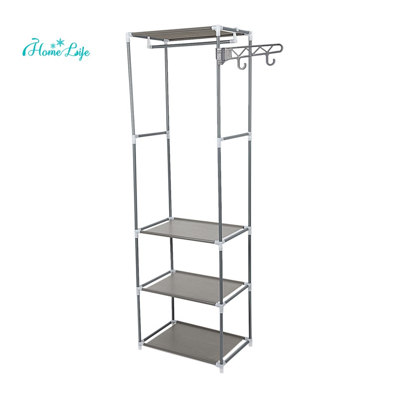 Simple Metal Iron Hanger Floor Clothes Hanging Storage Rack Hanger Hanger Bedroom Furniture