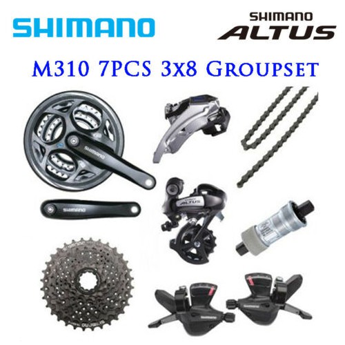 shimano shifters 3x8