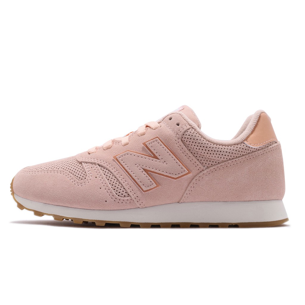 new balance 373 pink suede