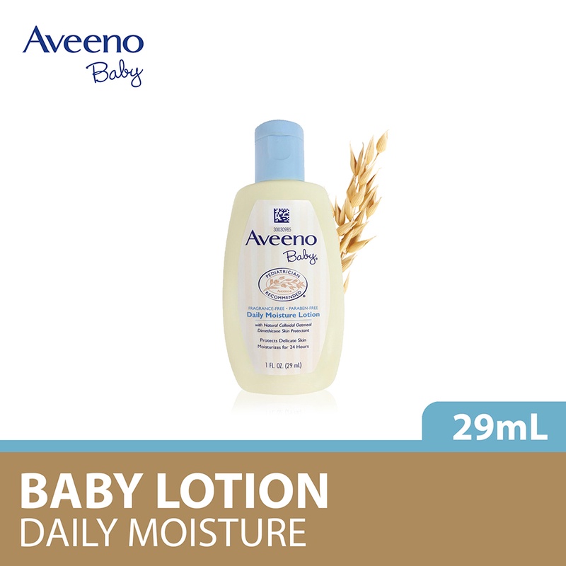 Aveeno Baby Lotion Daily Moisturizing (Travel Size), 29Ml Shopee