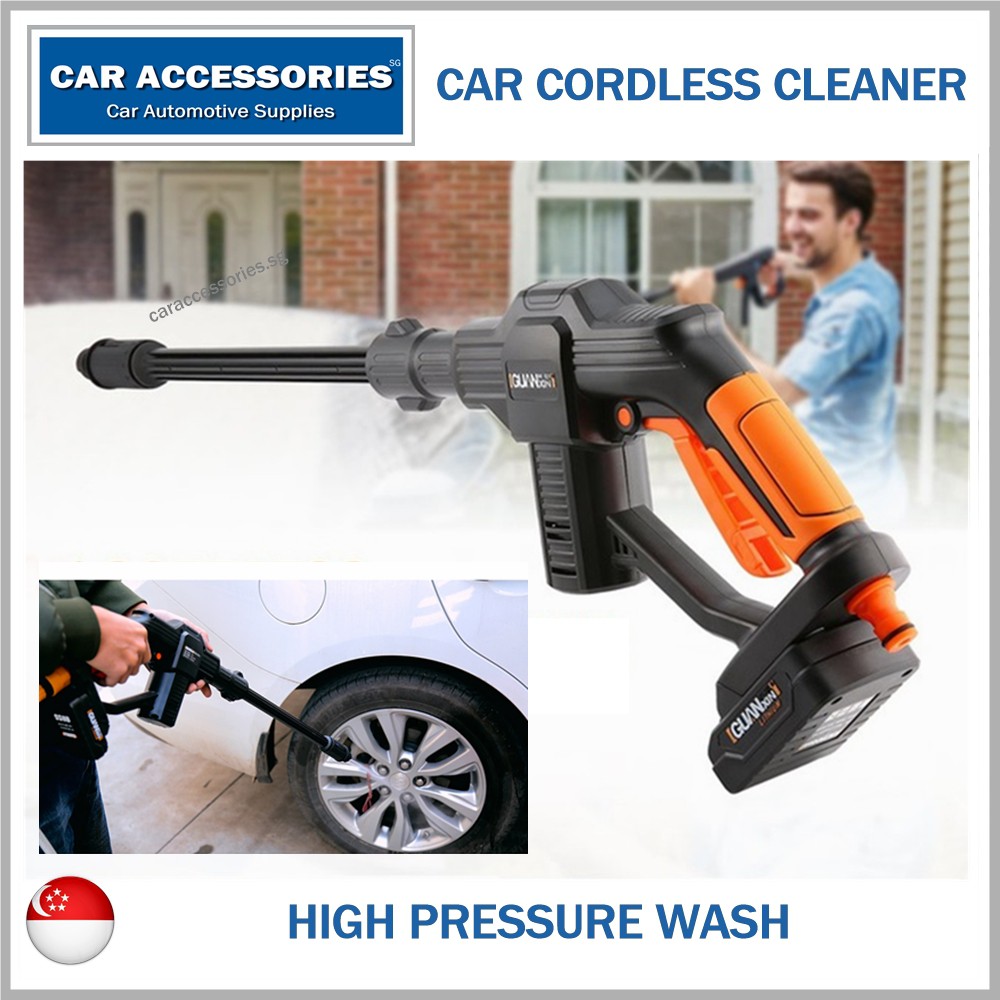 [SG SHIP IN 24 HOURS] Portable Cordless High Pressure Car Wash Gun ...