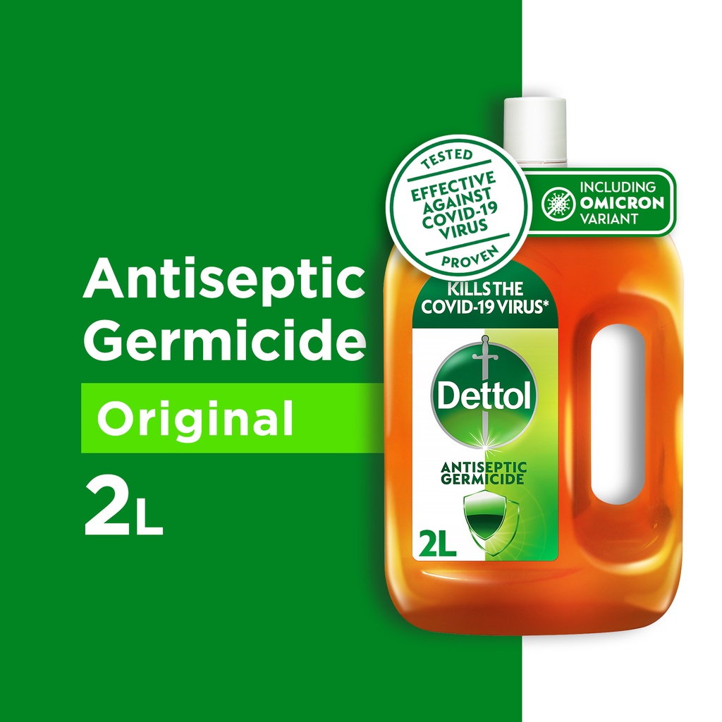 Dettol Antiseptic Germicide Liquid 2L (Kills 99.9% of Germs) | Shopee ...