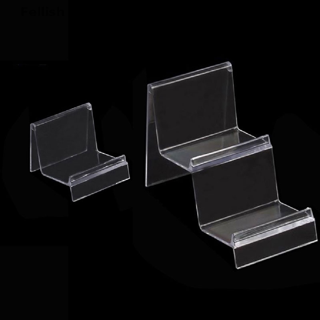 【Fellish】 Transparent Acrylic Display Shelf Glasses Cell phone ewellery Display Stand SG436