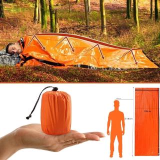 Portable Emergency Sleeping Bag / Waterproof First Aid Survival Camping Hiking Travel Bags / Outdoor PE Aluminum Film Tent #0
