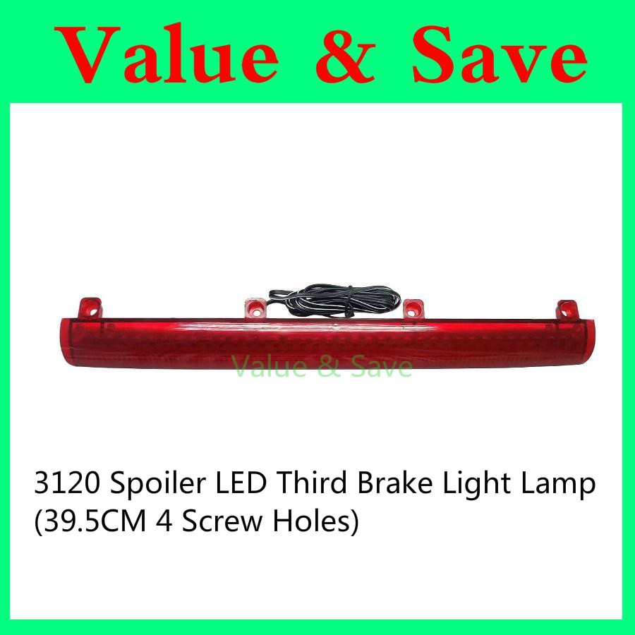 3120 Spoiler LED 3rd Brake Light Lamp Replacement Spoilers (39.5CM 4