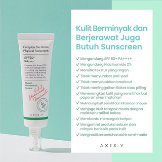 axis y complete no stress sunscreen