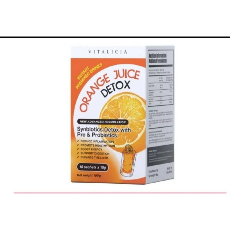 Orange juice detox avenys