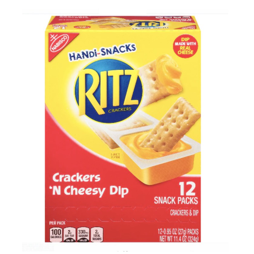 Handi-Snacks Ritz Crackers 'N Cheez Snack Packs 12 Count | Shopee Singapore