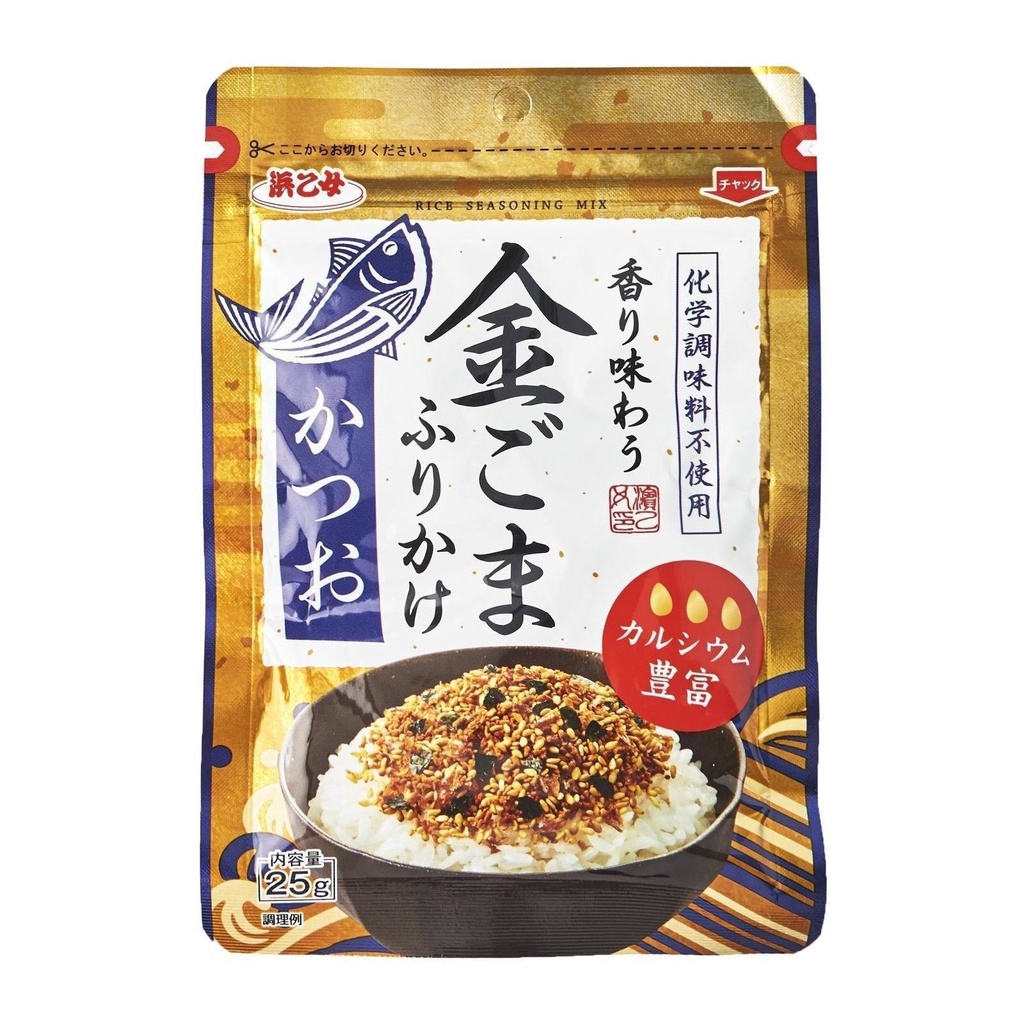 Hamaotome Golden Sesame Kin Goma Furikake Bonito Japanese Rice