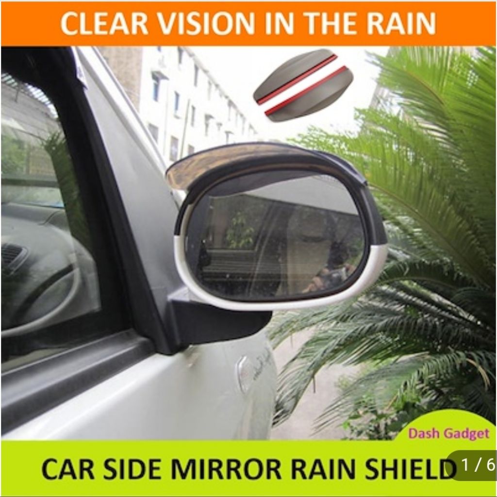 car mirror rain shield