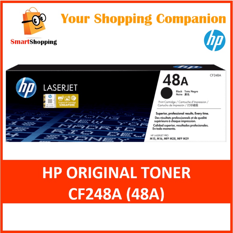 Sg Set 100 Original Hp 48a Toner Cartridge Cf248a For Hp Printer M15a M16 Mfp M28a Mfp M28w M15w Cf 248 248a Hp 48 A Shopee Singapore