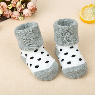 Winter Children Kids Christmas Socks Baby Socks Cotton Cute Cartoon Funny Socks for Infant Toddler Boy Girl Terry Socks #7