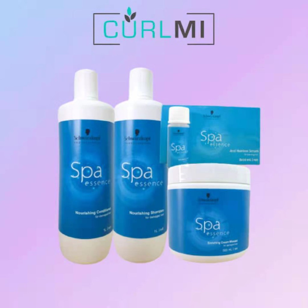 Schwarzkopf Spa Essence Nourishing Shampoo / Nourishing Conditioner /  Enriching Cream Masque / Anti Hairloss Serum | Shopee Singapore