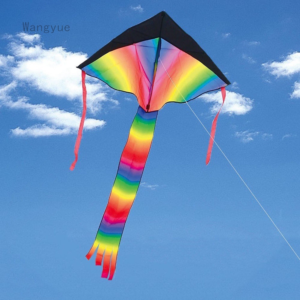 Black-Red Vampire Bat Kite Red Easy to Fly Great Gift Outdoor Sports 1.6*0.7M 