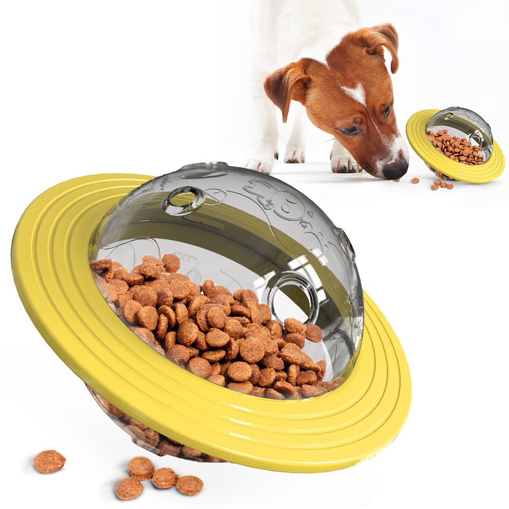 Pet Supplies Universal Dog Flying Discs Toys TPR Cat Chew Tools Leaking
