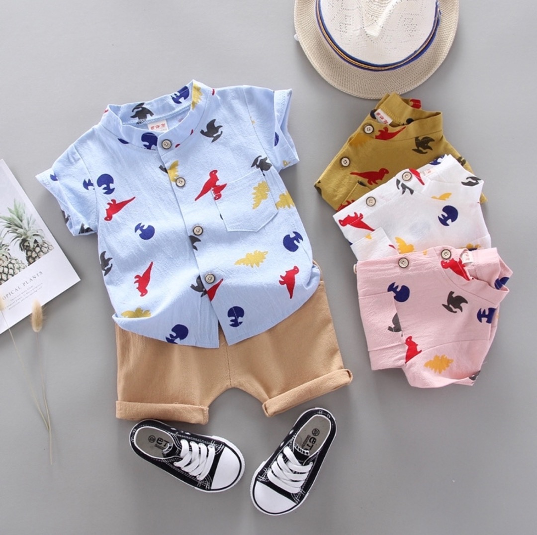 Wow 2020 New Baby Clothes Toddler Fashion Boy Clothes 2pcs Newborn Kids Boys Summer Tops Dinosaur Printed T Shirt Pants Shorts Outfits Shopee Singapore - blue dino roblox outfit