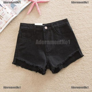 [AdornmentNo1] Summer Shorts Korean Women Slim Fitness Sexy Denim High ...