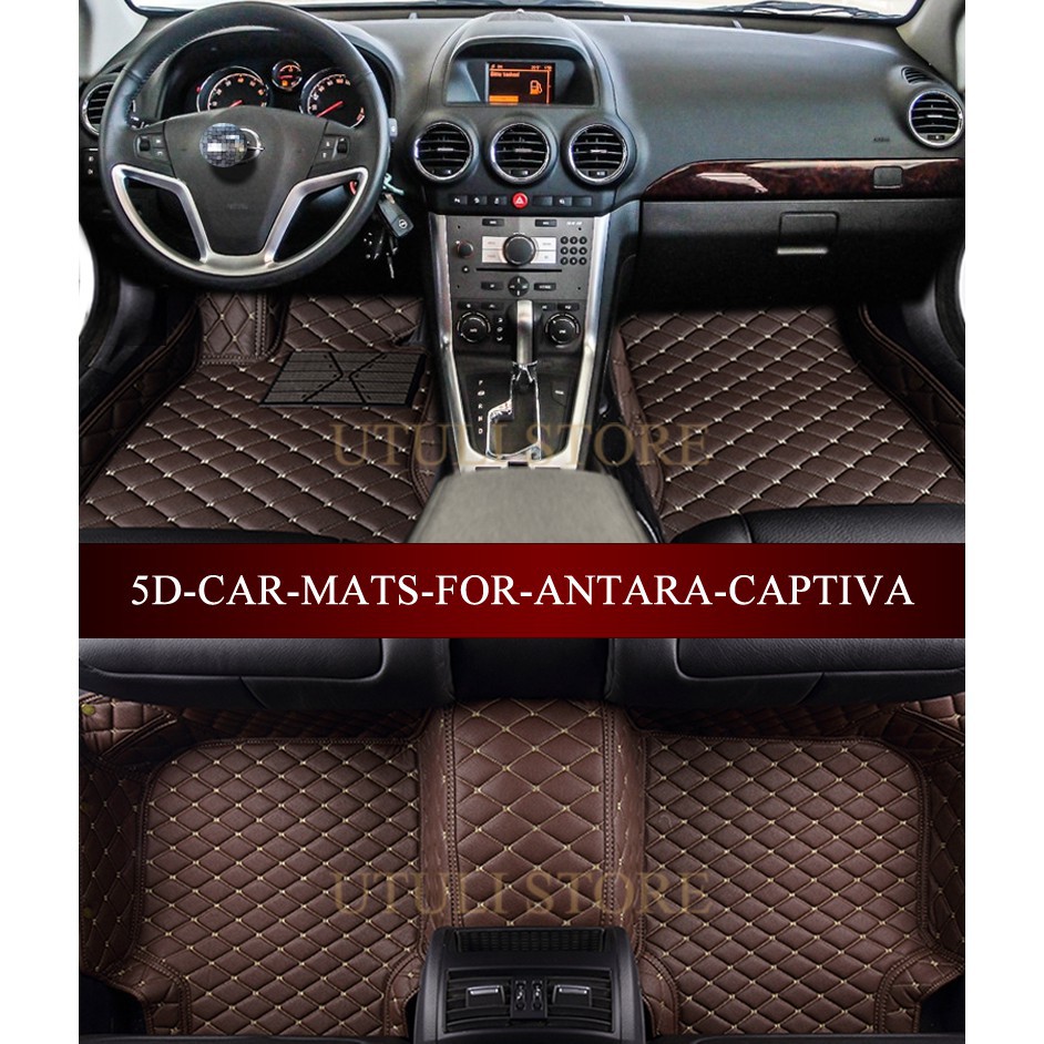 5d Leather Car Floor Mats Carpet For Vauxhall Opel Antara Zafira