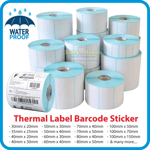 barcode sticker roll