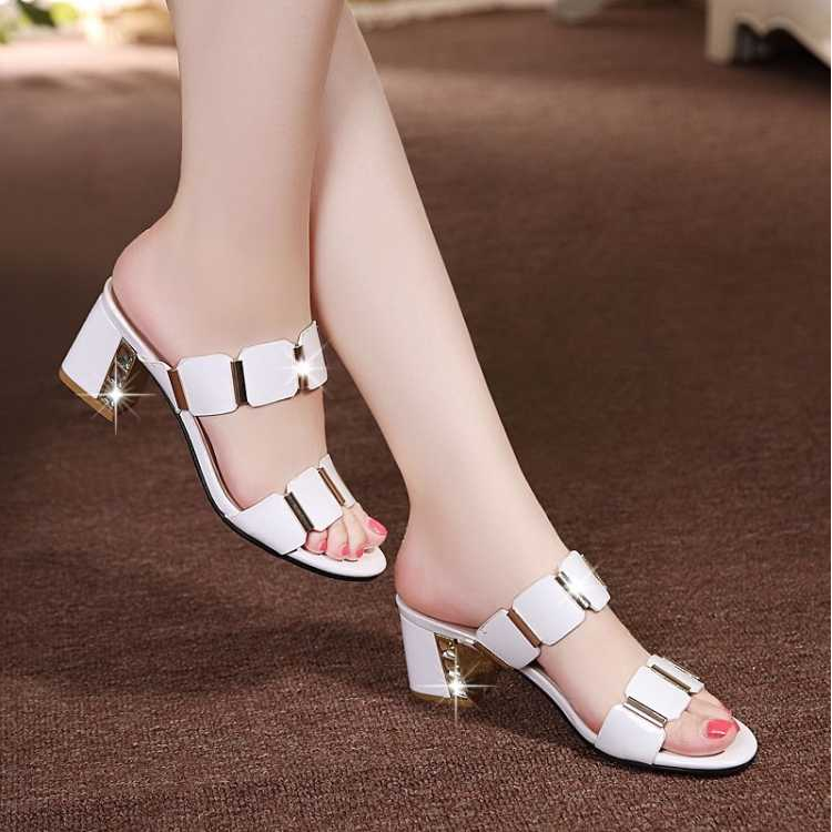 slippers in heels