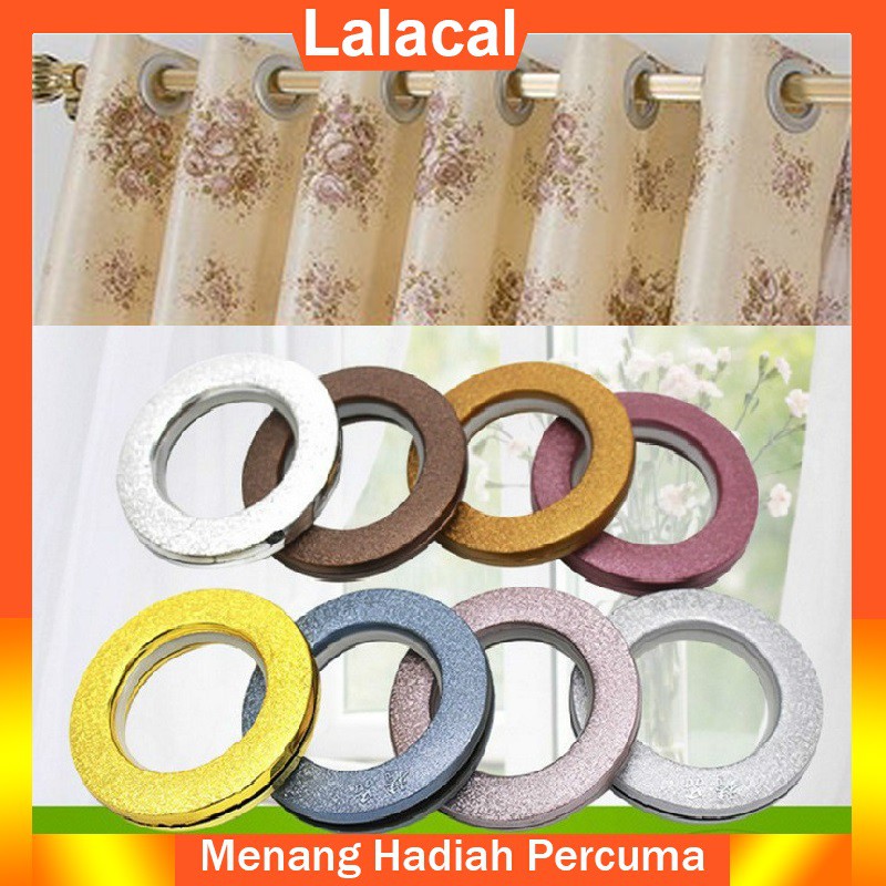 8 Color 50 Pcs Nano Curtain Plastic Roman Eyelet Ring Grommet Tape