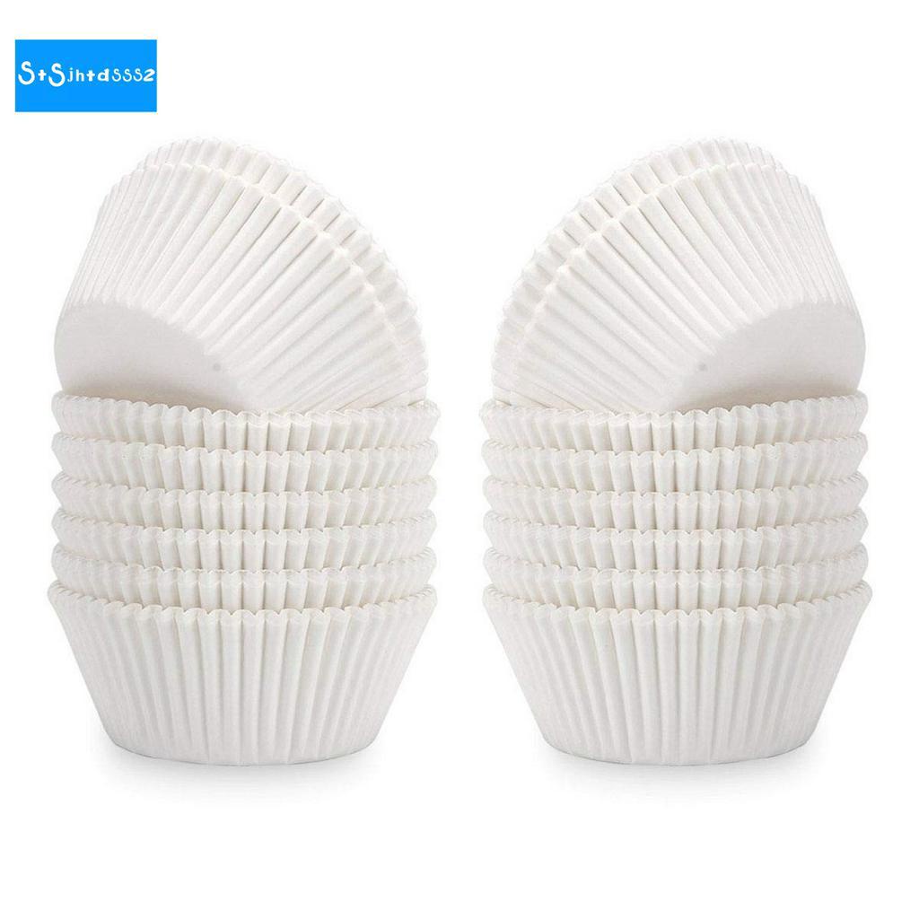 500pcs Standard Baking Cups Paper Greaseproof Cupcake Muffin Cases 【98