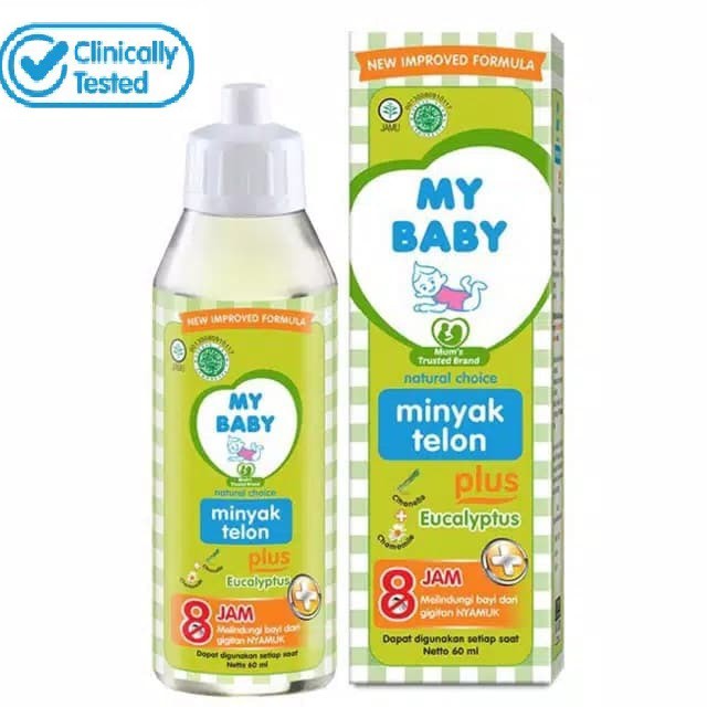 My Baby Minyak Telon Oil Plus With Eucalyptus 8 Hours Protection Shopee Singapore