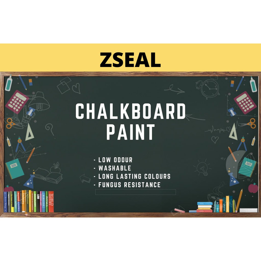 SALES!! SG READY STOCK CHALKBOARD PAINT BLACKBOARD PAINT 1L Shopee Singapore